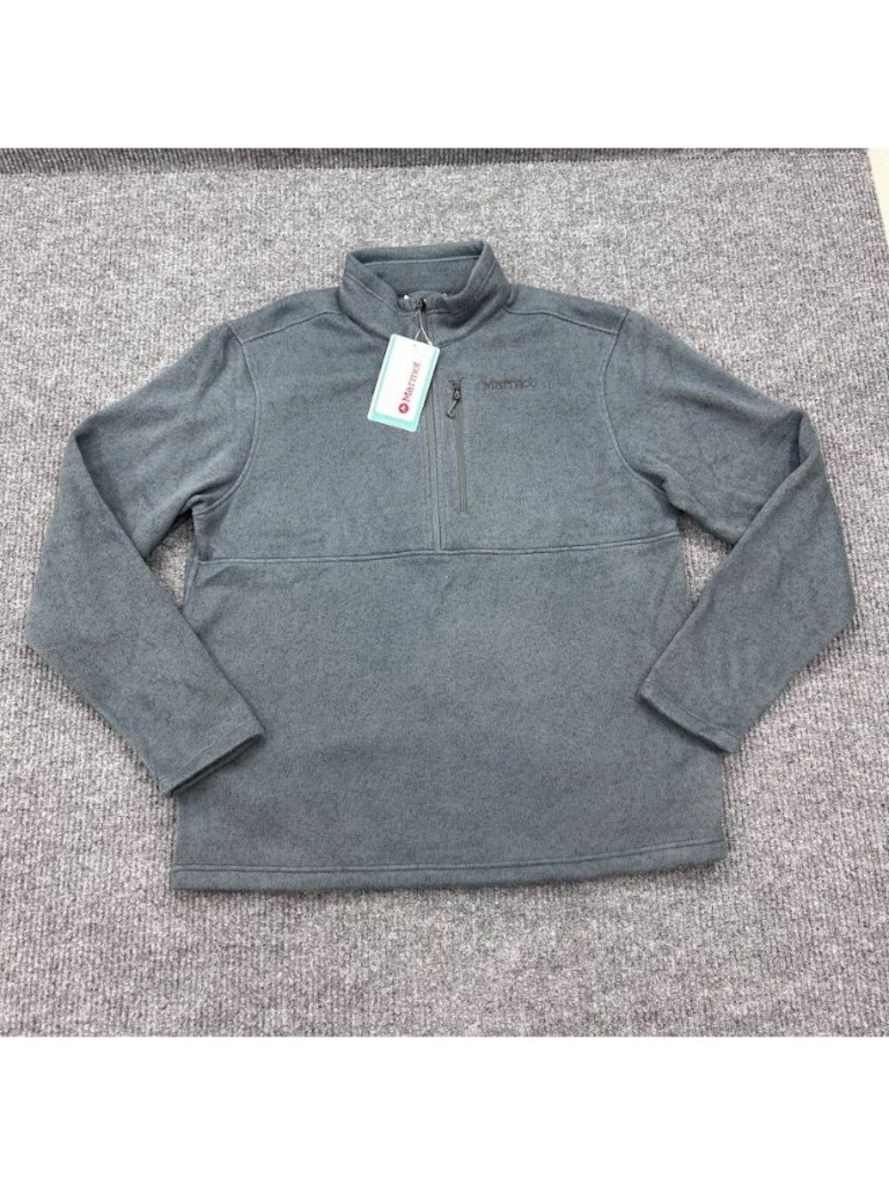 Marmot Dropline Half Zip Pullover Sweater Fleece Steel Onyx Mens size XXL NEW